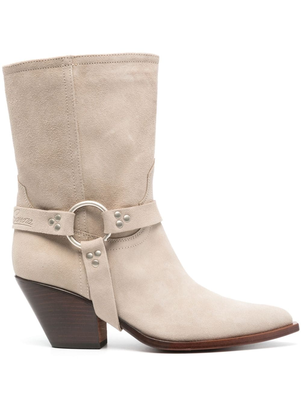 Sonora Atoka 70mm suede boots - Neutrals von Sonora