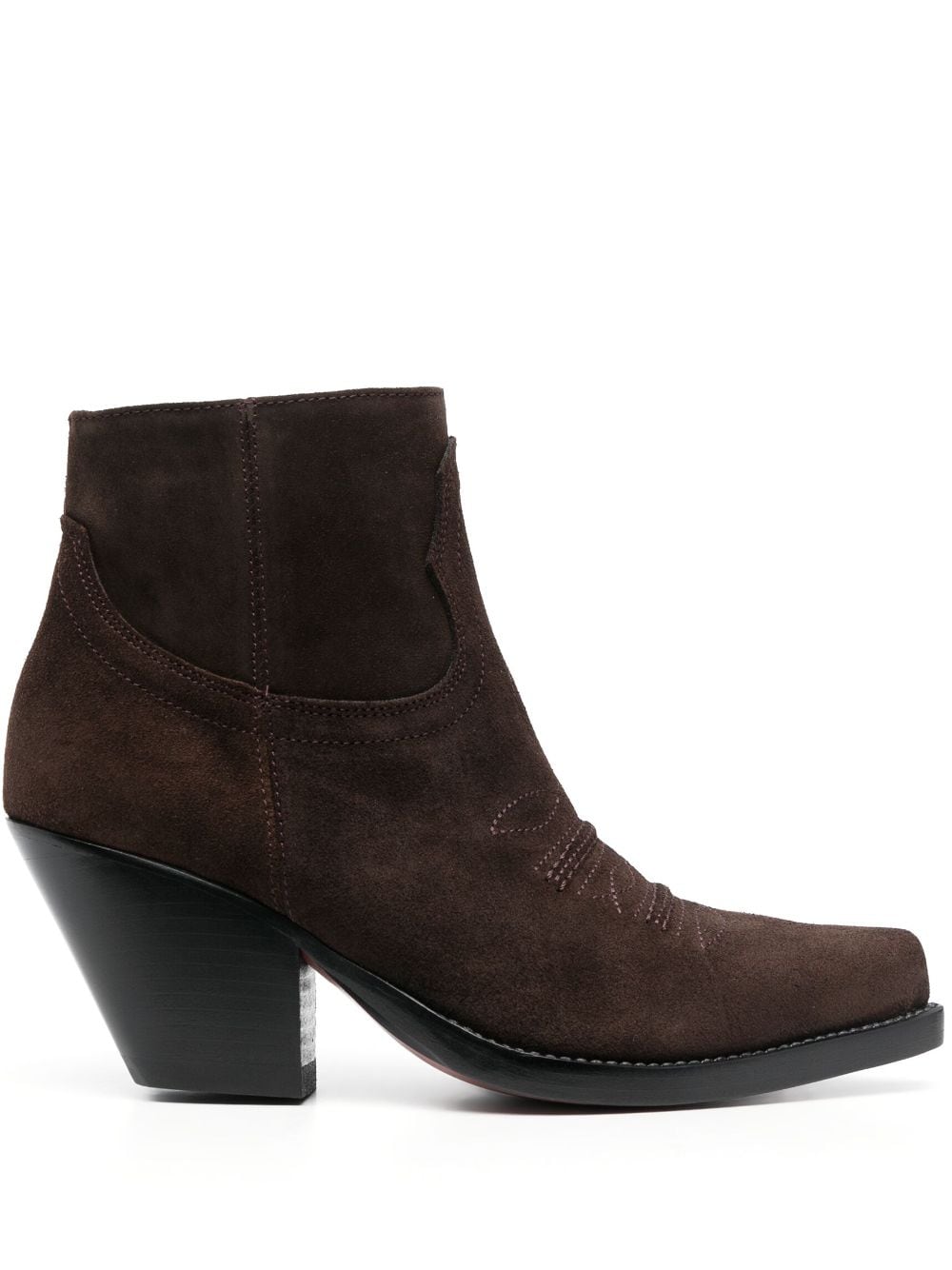Sonora Hidalgo 85mm leather ankle boots - Brown von Sonora