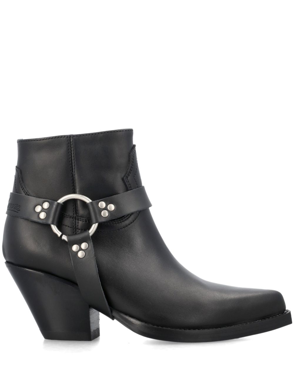 Sonora Jalapeno Belt 60mm leather ankle boots - Black von Sonora