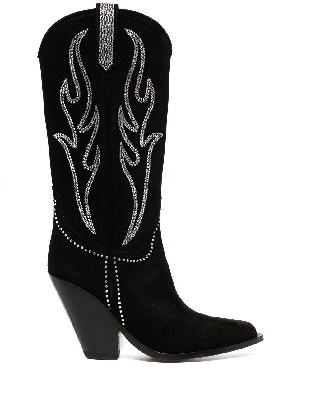 Sonora Santa Fe 100mm high-heeled boots - Black von Sonora
