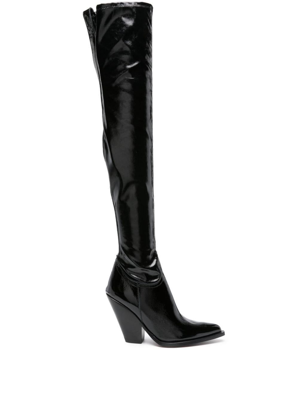 Sonora Villa Hermosa 90mm above-knee boots - Black von Sonora