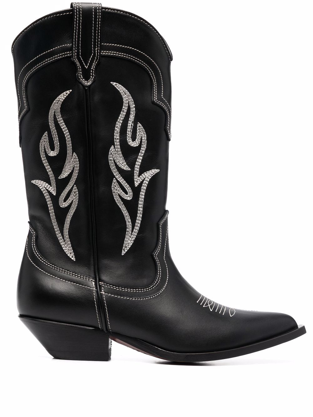 Sonora embroidered-design cowboy boots - Black von Sonora