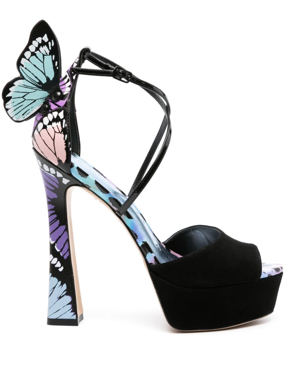 Sophia Webster Chiara 140mm platform sandals - Black von Sophia Webster