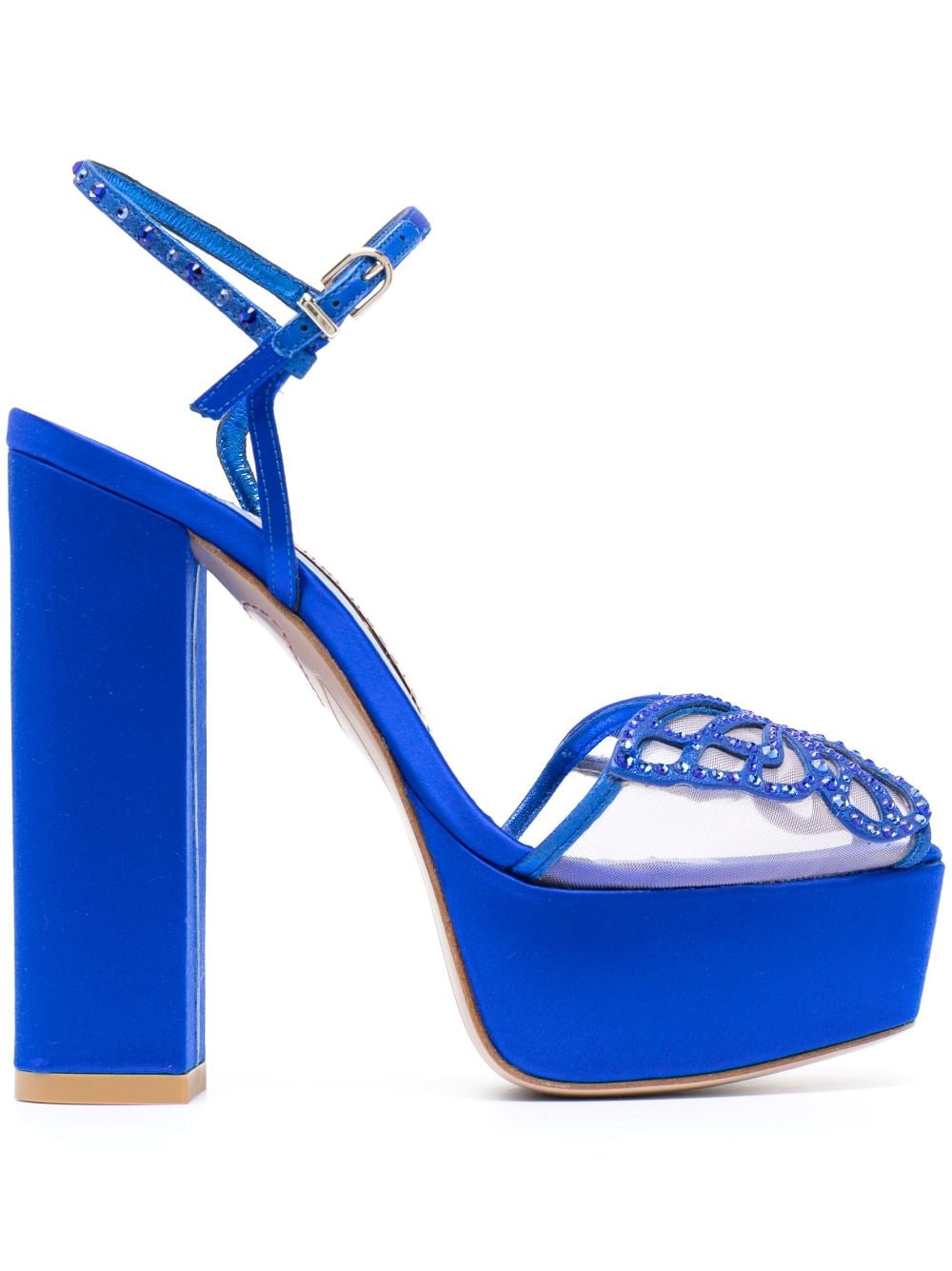 Sophia Webster Farfalla 140mm platform sandals - Blue von Sophia Webster