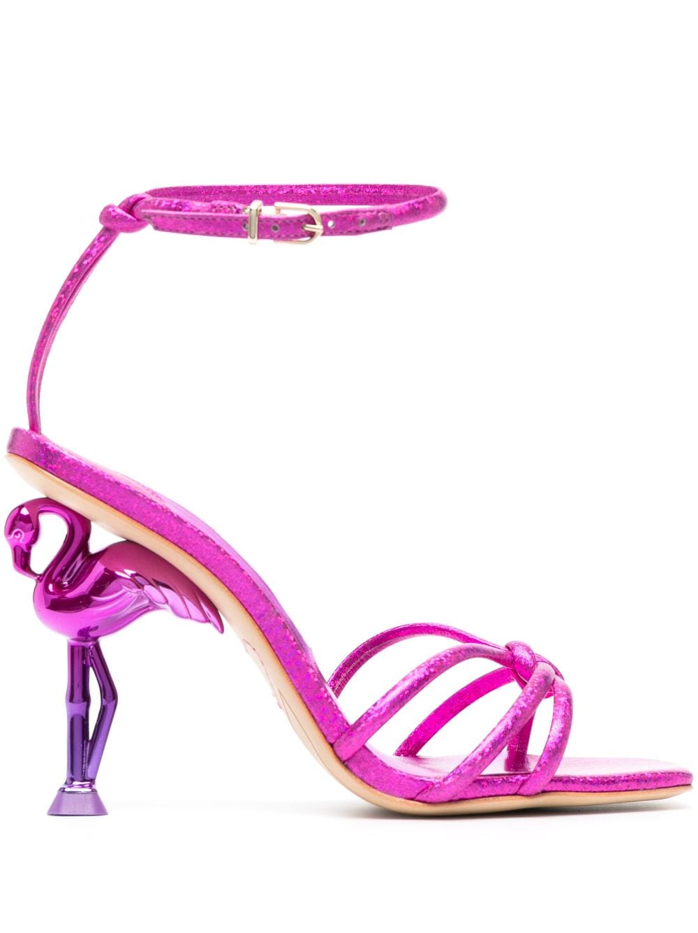Sophia Webster Flo flamingo 115mm confetti sandals - Pink von Sophia Webster