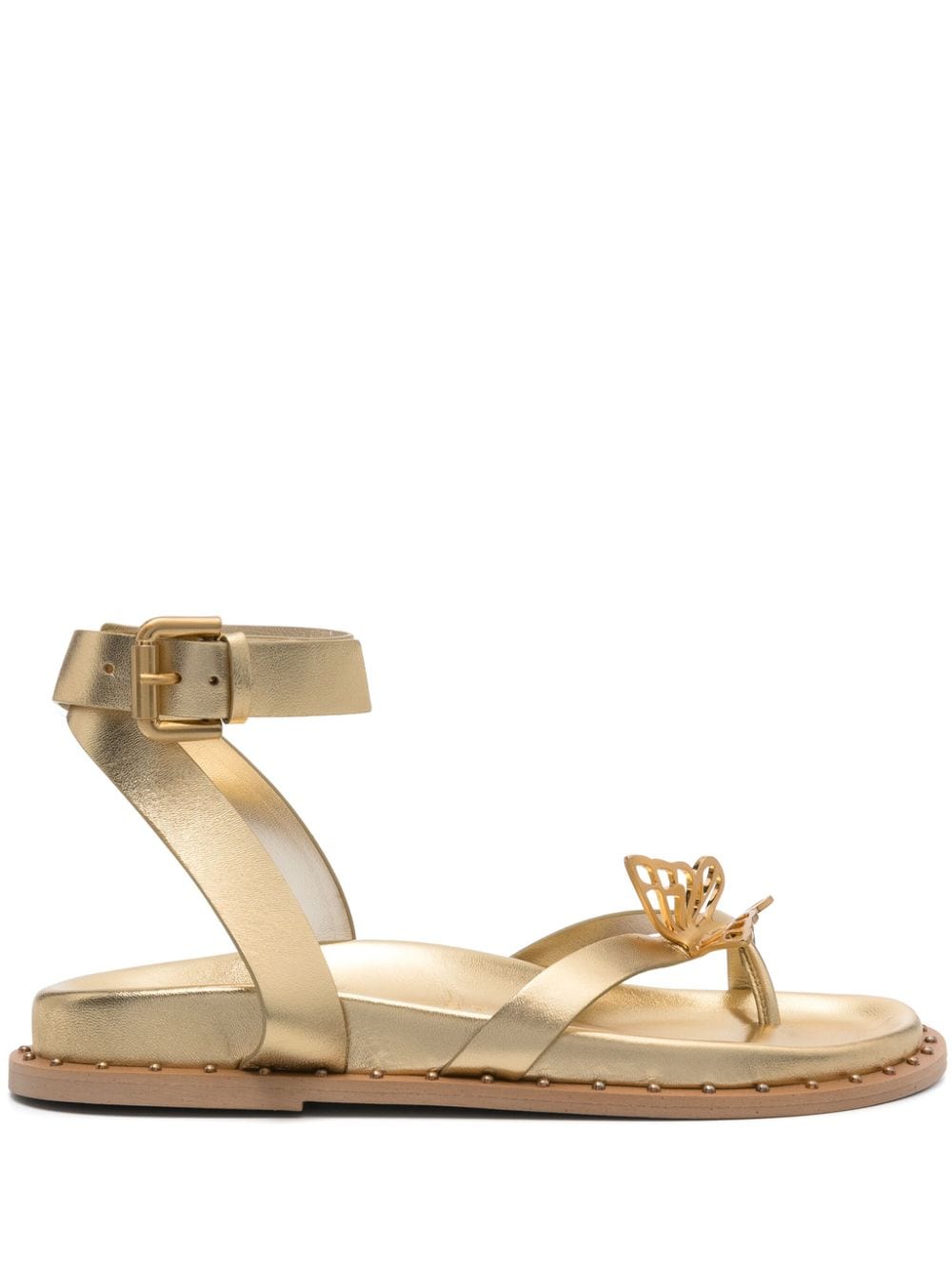 Sophia Webster Mariposa flat sandals - Gold von Sophia Webster