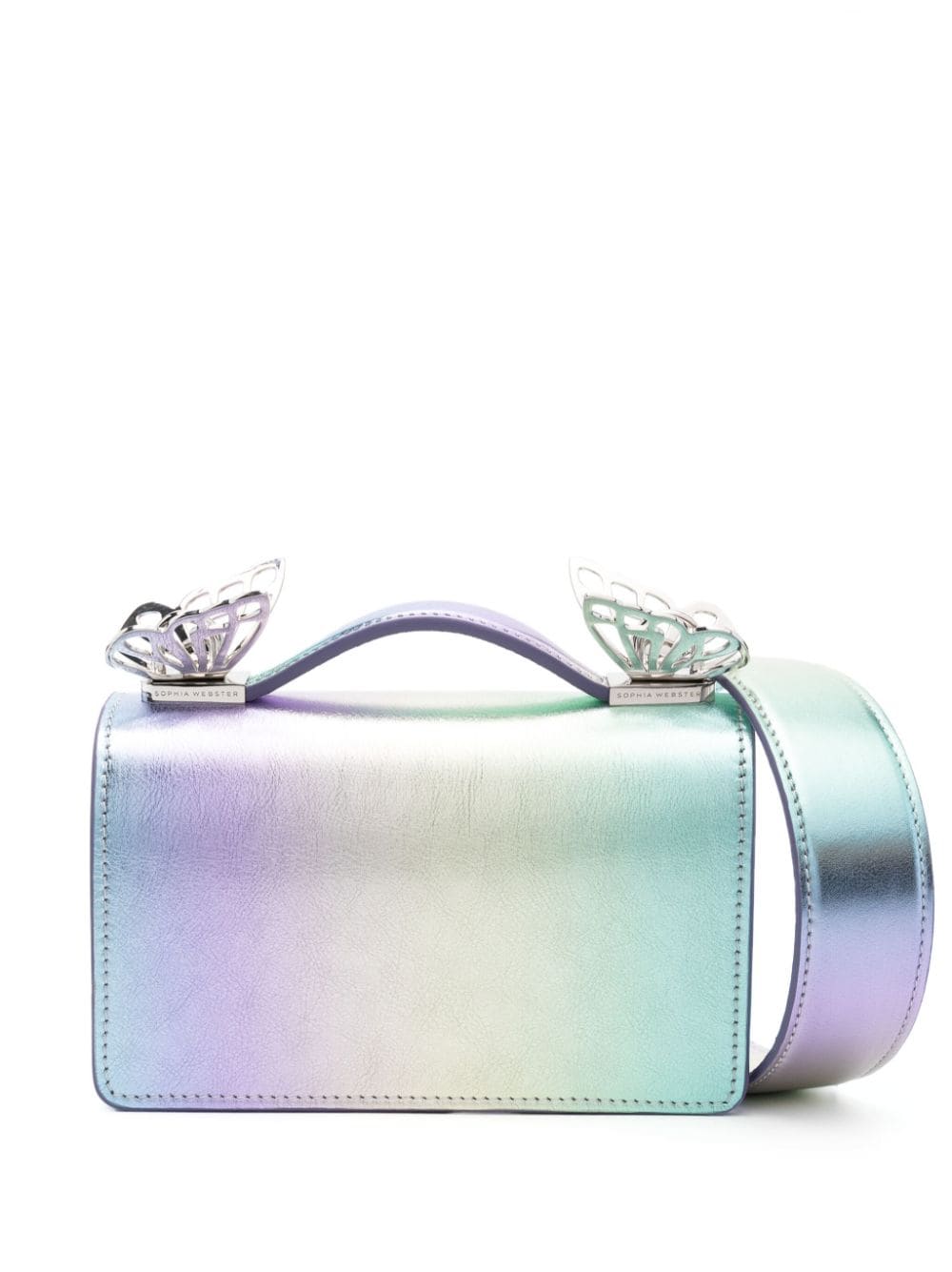 Sophia Webster Mariposa iridescent-effect tote bag - Purple von Sophia Webster