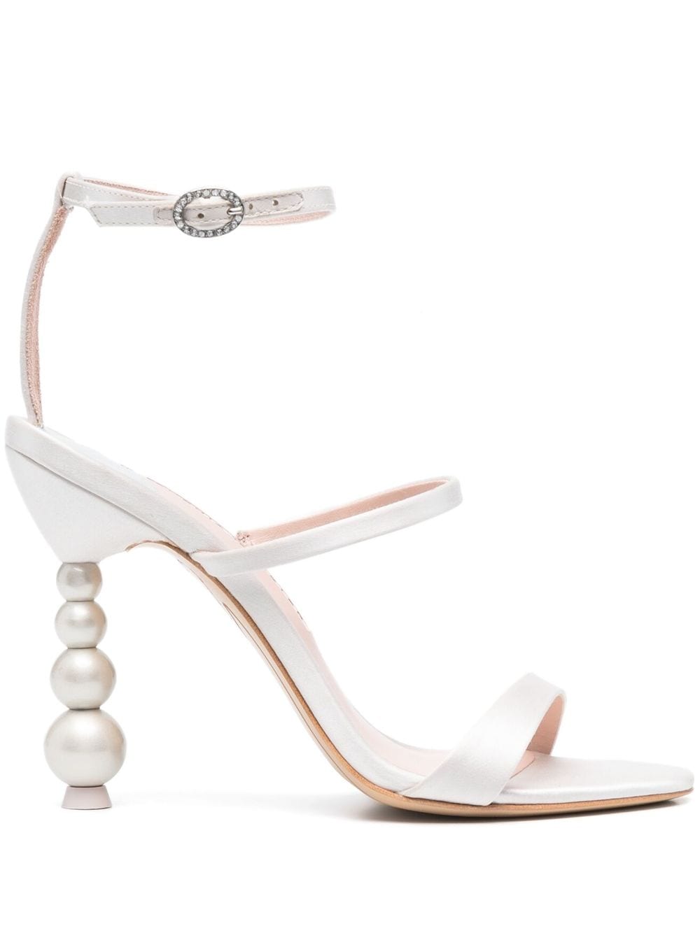 Sophia Webster Rosalind 100mm satin sandals - Neutrals von Sophia Webster