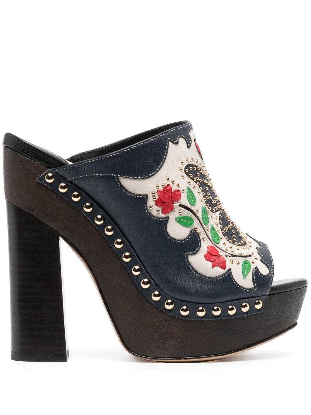 Sophia Webster Shelby platform mules - Blue von Sophia Webster