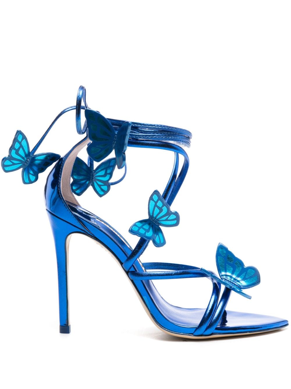 Sophia Webster Vanessa 100mm leather sandal - Blue von Sophia Webster