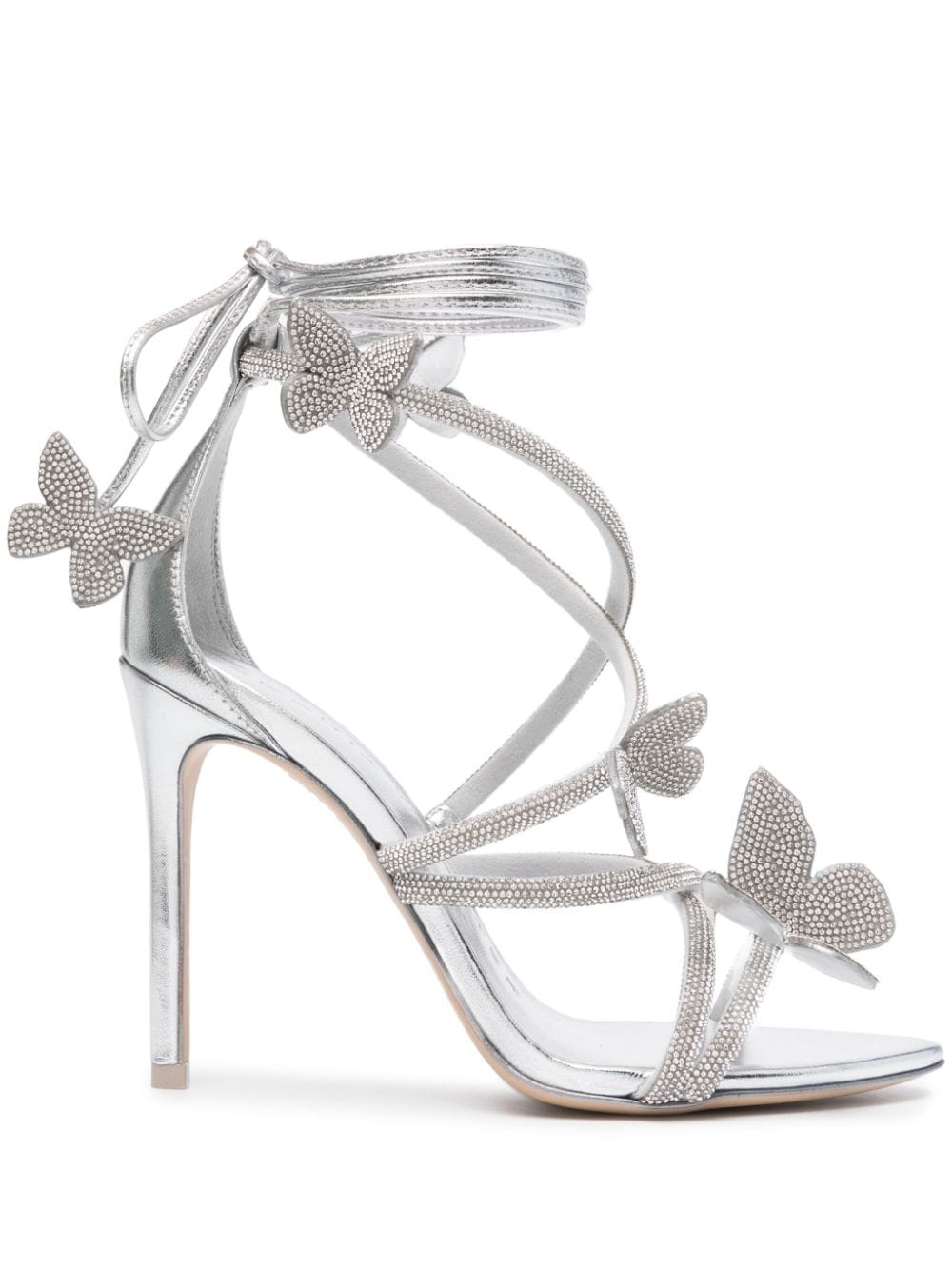 Sophia Webster Vanessa 100mm leather sandals - Silver von Sophia Webster