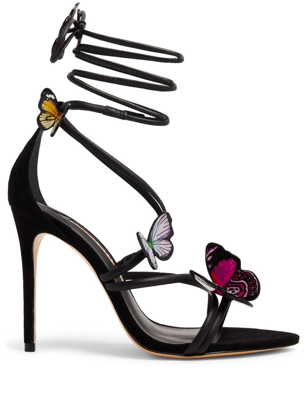 Sophia Webster Vanessa 115mm butterfly sandals - Black von Sophia Webster