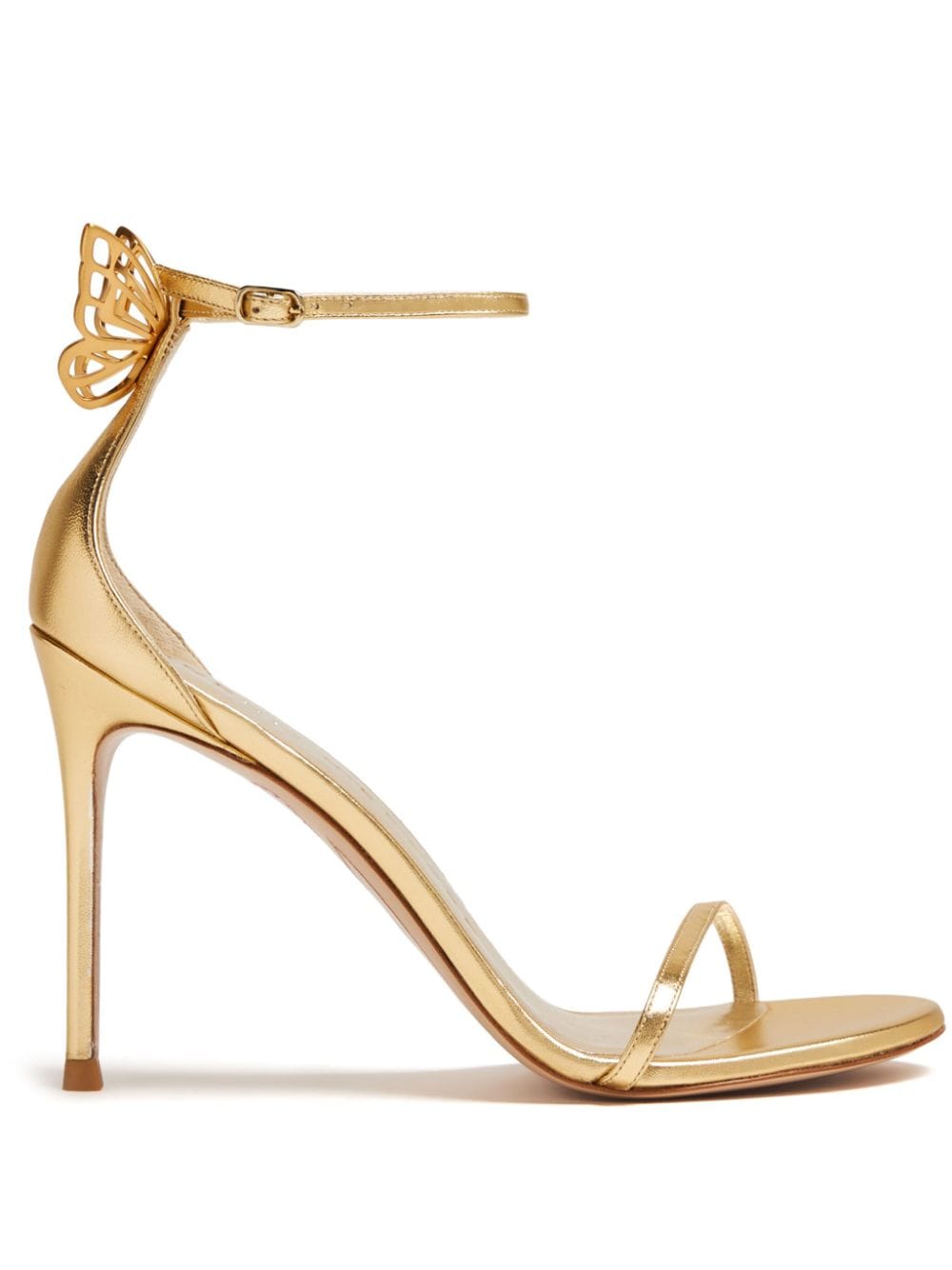 Sophia Webster butterfly-detailed stiletto sandals - Gold von Sophia Webster