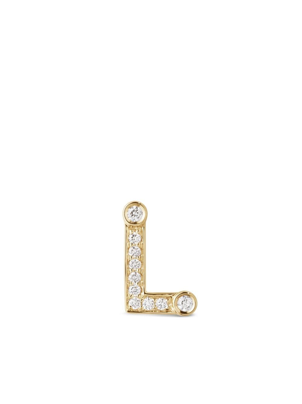 Sophie Bille Brahe 18kt yellow gold Petite L stud earring von Sophie Bille Brahe