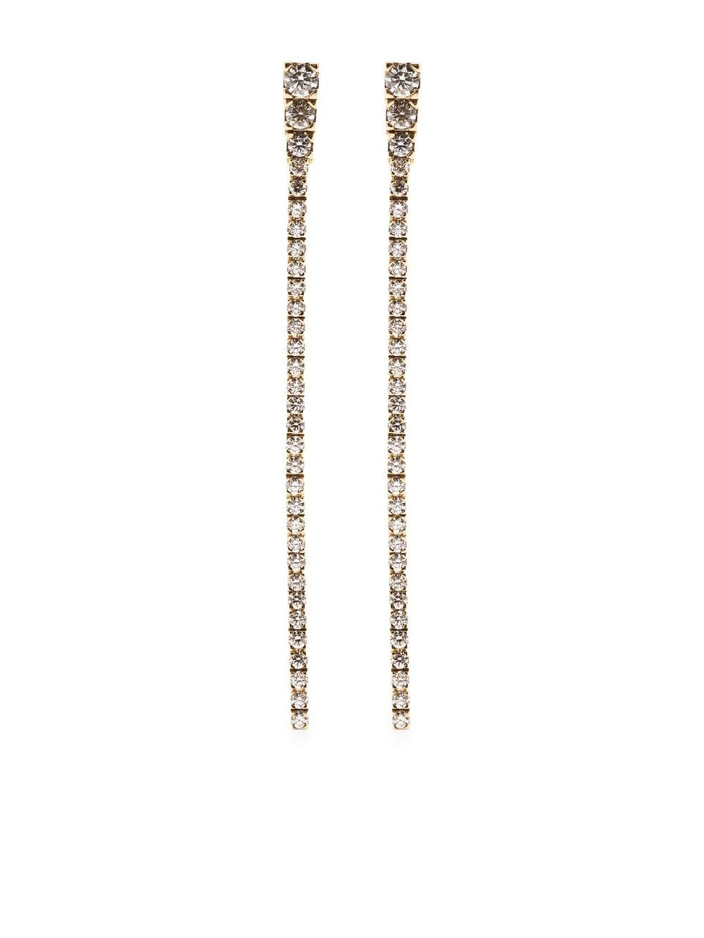 Sophie Bille Brahe 18kt yellow gold Rozona diamond drop earrings von Sophie Bille Brahe