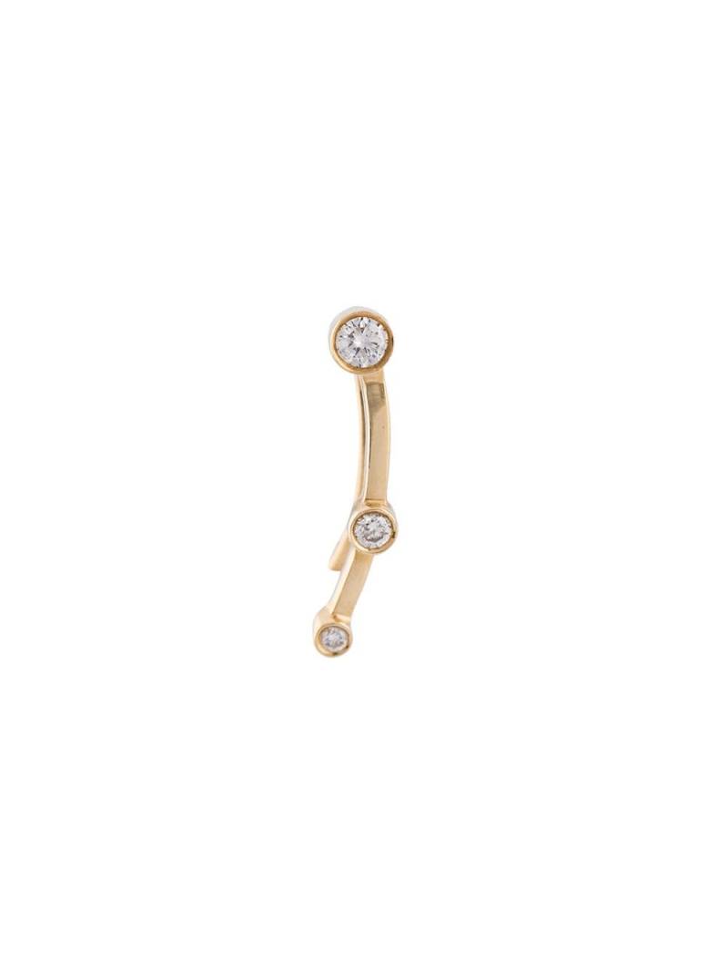 Sophie Bille Brahe 24kt gold Calder Trois diamond earring - Yellow von Sophie Bille Brahe