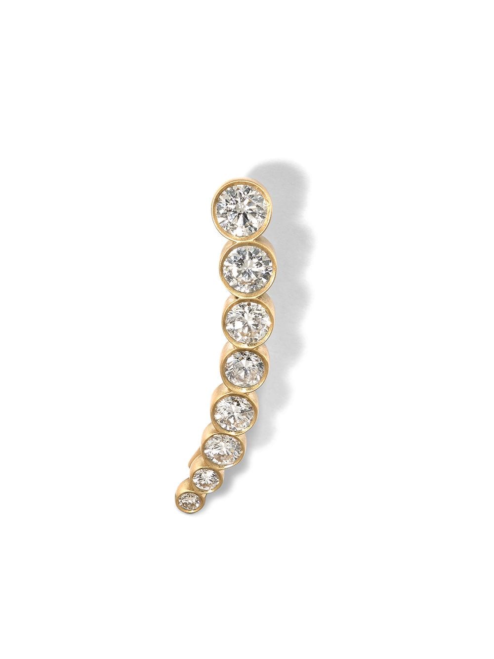 Sophie Bille Brahe Croissant de Lune earring - Gold von Sophie Bille Brahe