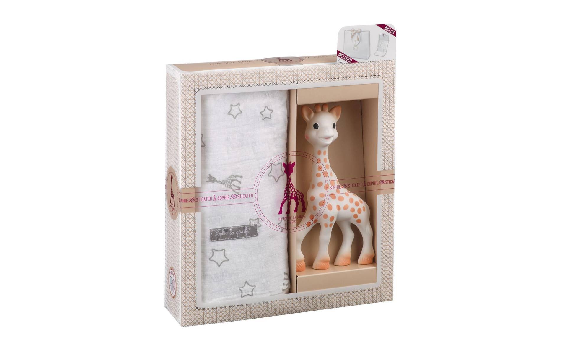 Greifspielzeug »la girafe Geschenkset Spielfigur und Mulltuch« Greifspielzeug »la girafe Geschenkset Spielfigur und Mulltuch« von Sophie la Girafe