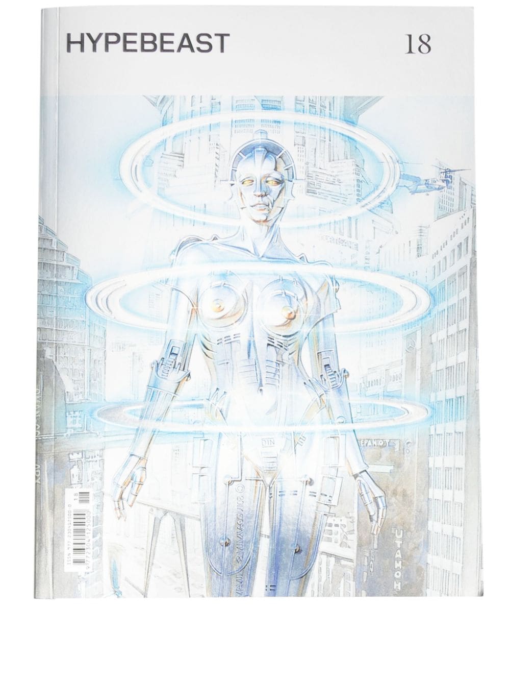 Sorayama Hypebeast Magazine issue 18 - Silver von Sorayama