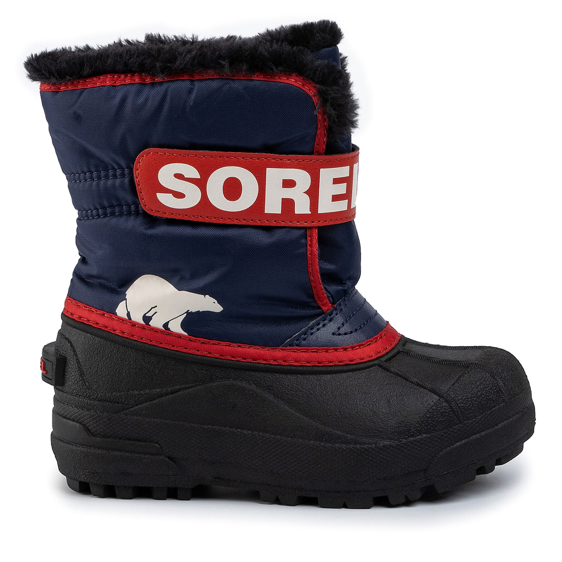 Schneeschuhe Sorel Childrens Snow Commander NC1960 Noctural/Sail Red 591 von Sorel