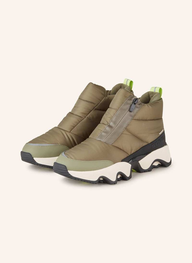 Sorel Plateau-Boots Impact Puffy gruen von Sorel