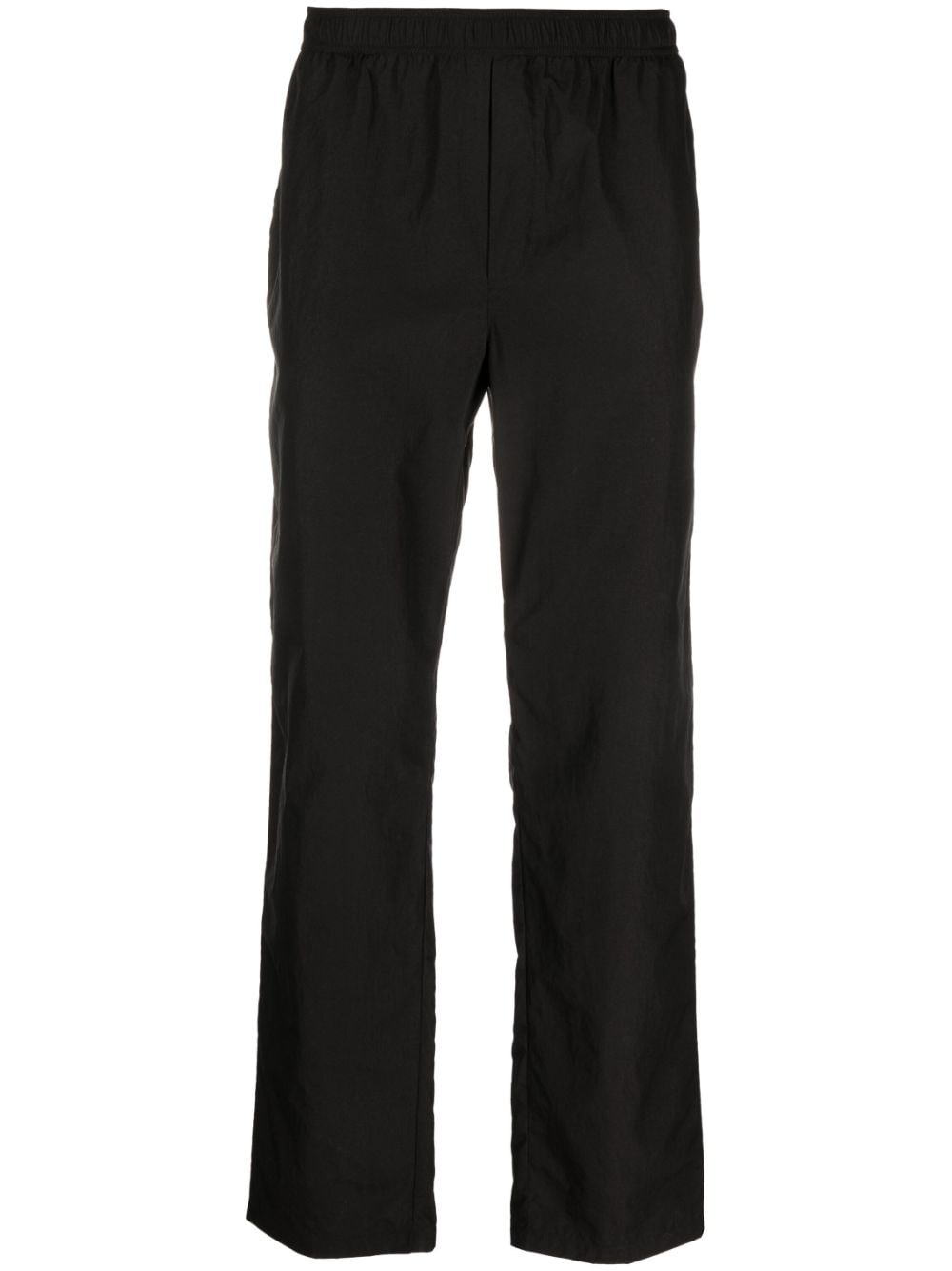 Soulland Erich embroidered-logo trousers - Black von Soulland