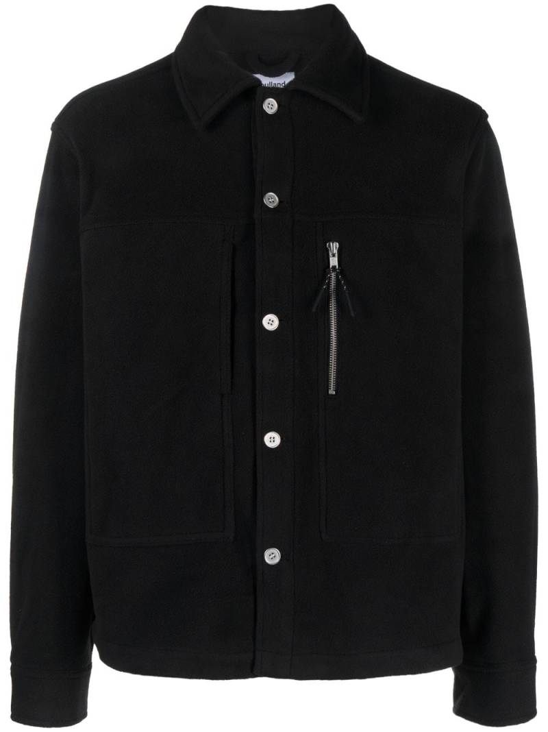 Soulland Ryder fleece shirt jacket - Black von Soulland