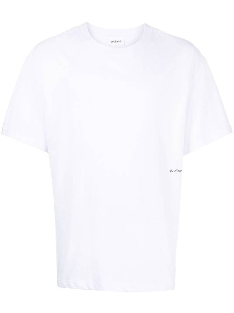 Soulland logo-print cotton T-shirt - White von Soulland