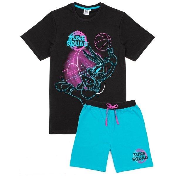 Tune Squad Schlafanzug Mit Shorts Jungen Schwarz 116 von Space Jam