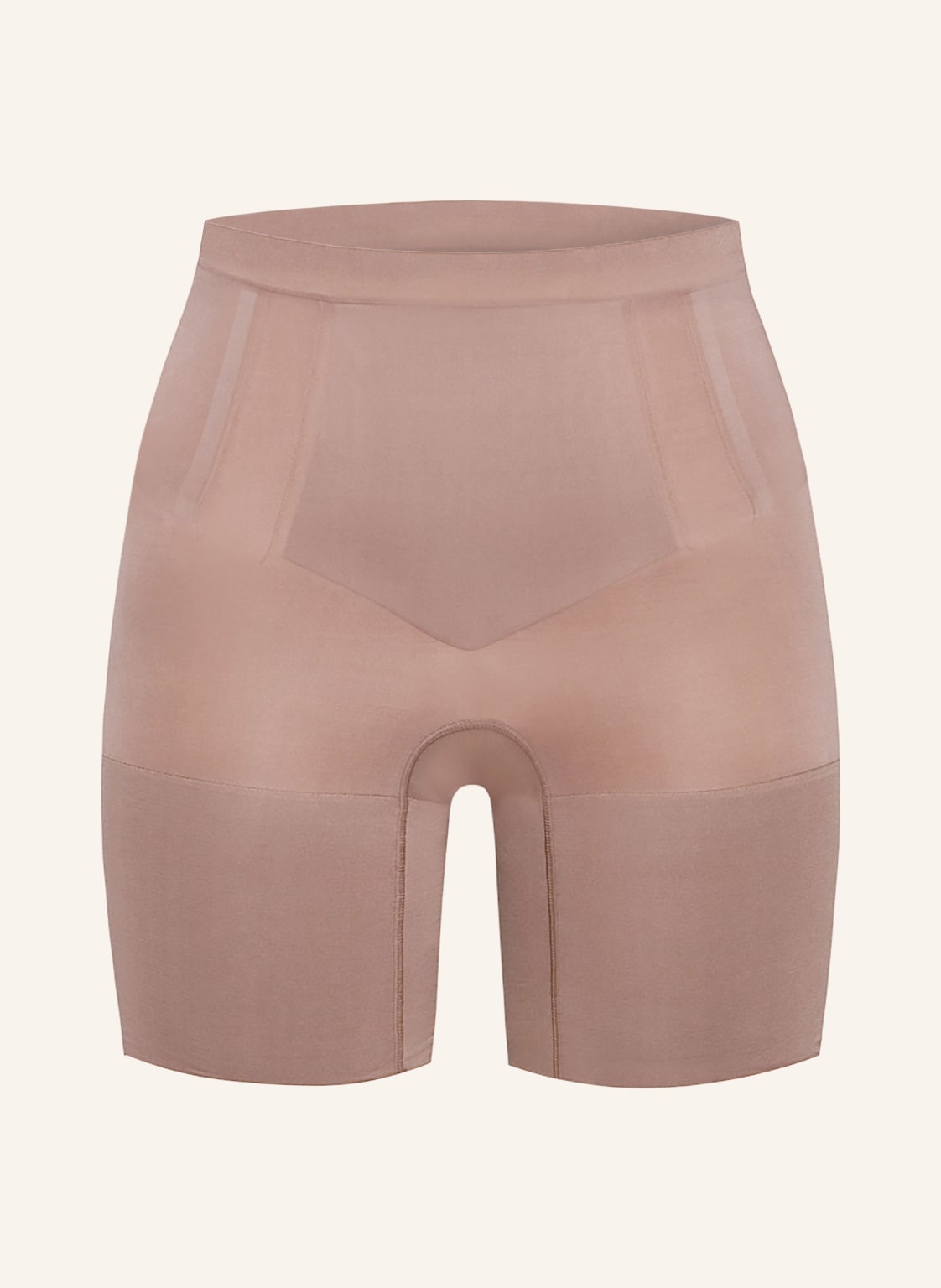 Spanx Shape-Shorts Oncore High-Waisted Mid-Thigh Mit Push-Up-Effekt beige von Spanx