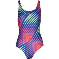 SPEEDO Damen Badeanzug All-Over Digital Powerback bunt | 34 von Speedo