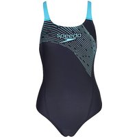 SPEEDO Damen Badeanzug Medley Logo dunkelblau | 38 von Speedo
