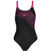 SPEEDO Damen Badeanzug Medley Logo schwarz | 36 von Speedo