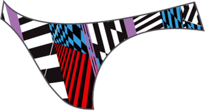 Speedo Allover Digital Hipster Brief Swimwear Female Adult - Black, White, W (Grösse: 36/D40) von Speedo