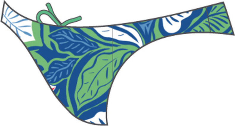 Speedo Allover Hipster Brief Swimwear Female Adult - Bondi Blue/Fake G (Grösse: 30/D34) von Speedo