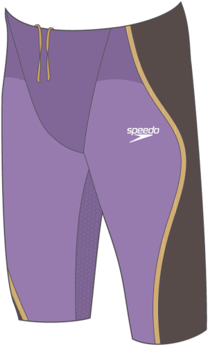 Speedo Badehose Fastskin LZR Pure Intent High Race Male - Miami Lilac/USA C (Grösse: 24) von Speedo