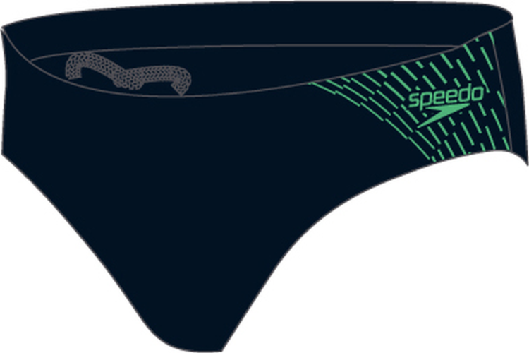 Speedo Badehose Medley Logo 7cm Brief Swimwear Male Adult - True Navy/Fake Gr (Grösse: 26) von Speedo