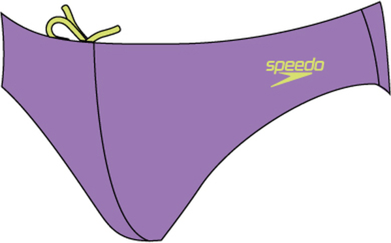 Speedo Badehose Solar 5cm Seamed Brief Swimwear Male Adult - Miami Lilac/Sprit (Grösse: 32) von Speedo