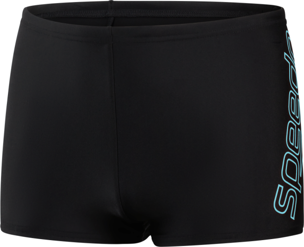 Speedo Boom Logo Placement Aquashort Swimwear Male Junior - Black/Light Adria (Grösse: 13-14J/D164) von Speedo