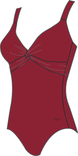 Speedo Brigitte Shaping 1PC Swimwear Female Adult - Regal Red (Grösse: 46/D50) von Speedo