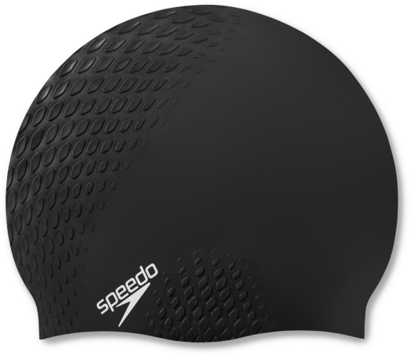 Speedo Bubble Active + Cap Swim Caps Adults - Black von Speedo
