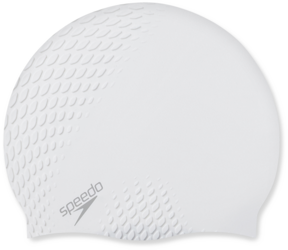Speedo Bubble Active + Cap Swim Caps Adults - White von Speedo