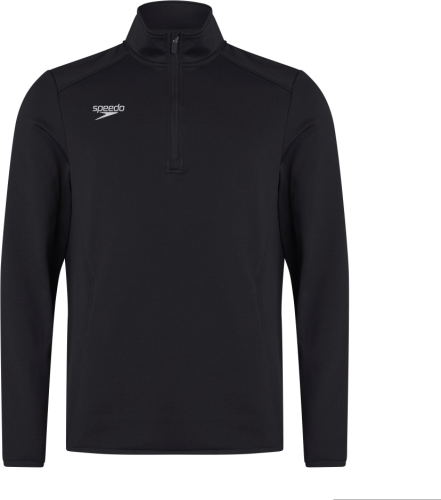 Speedo CLUB 1/4 ZIP MIDLYR TRN TOP AM Teamwear Male Adult - BLACK (Grösse: 4XL) von Speedo