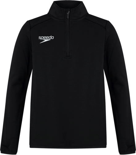 Speedo CLUB 1/4 ZIP MIDLYR TRN TOP JM Teamwear Junior - BLACK (Grösse: 10) von Speedo
