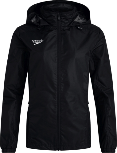 Speedo CLUB VPSHLD FULLZIP RAINJKT AF Teamwear Female Adult - BLACK (Grösse: 10) von Speedo