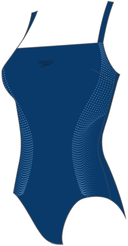 Speedo CrystalLux Printed Shaping 1PC Swimwear Female Adult - Ageon Blue/Blissf (Grösse: 32/D36) von Speedo