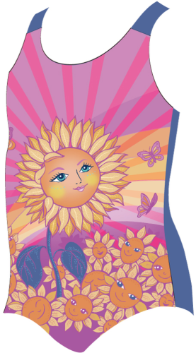 Speedo Digital Printed Swimsuit Swimwear Female Infant/Toddler - Neon Violet/Parma (Grösse: 2J/D92) von Speedo