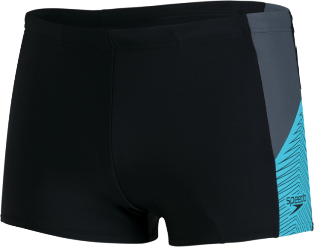 Speedo Dive Aquashort Swimwear Male Adult - Black/Hypersonic (Grösse: 42) von Speedo