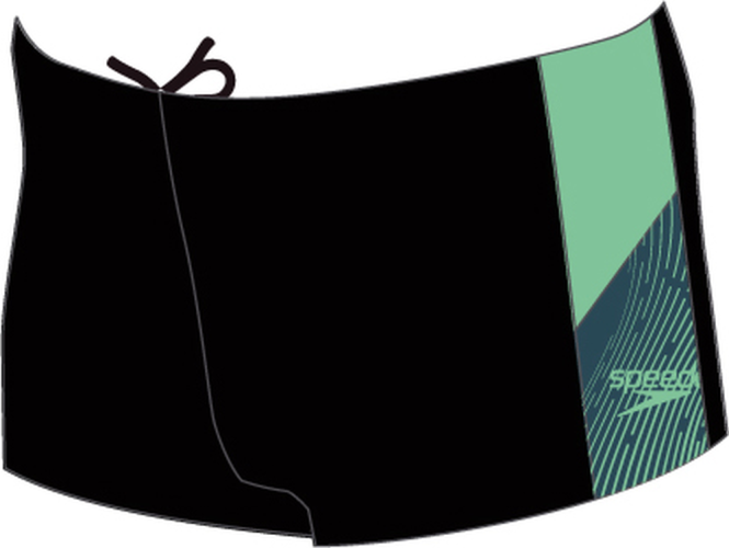 Speedo Dive Aquashort Swimwear Male Junior/Kids - Black / Harlequ (Grösse: 15-16J/D176) von Speedo