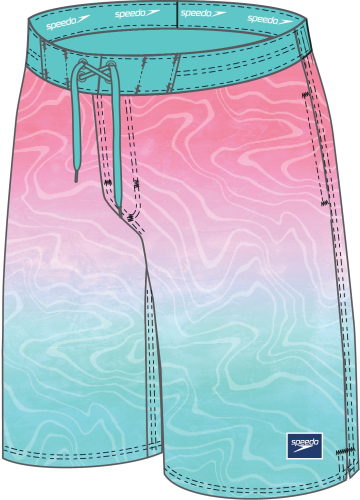 Speedo Eng.Bondi Basin Boardsh. 20 Watershorts Male Adult - Arctic Glass (Grösse: M) von Speedo